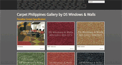 Desktop Screenshot of gallery.carpetphilippines.com